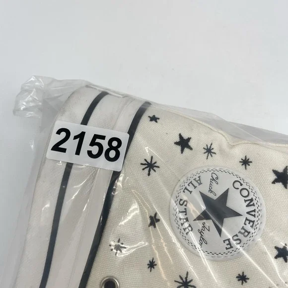 Converse Sneakers Womens 8 Chuck Taylor Crystal Stars Platform Hi A03724C‎ Shoes - Picture 11 of 11